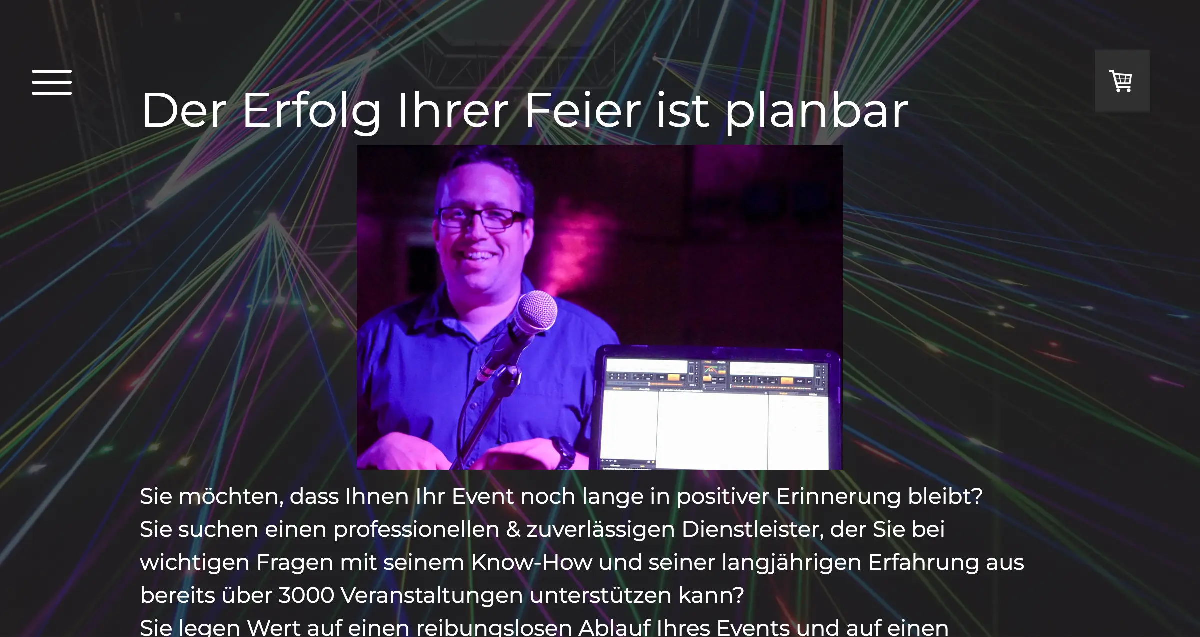 DJ Björn Tessin – Vorher